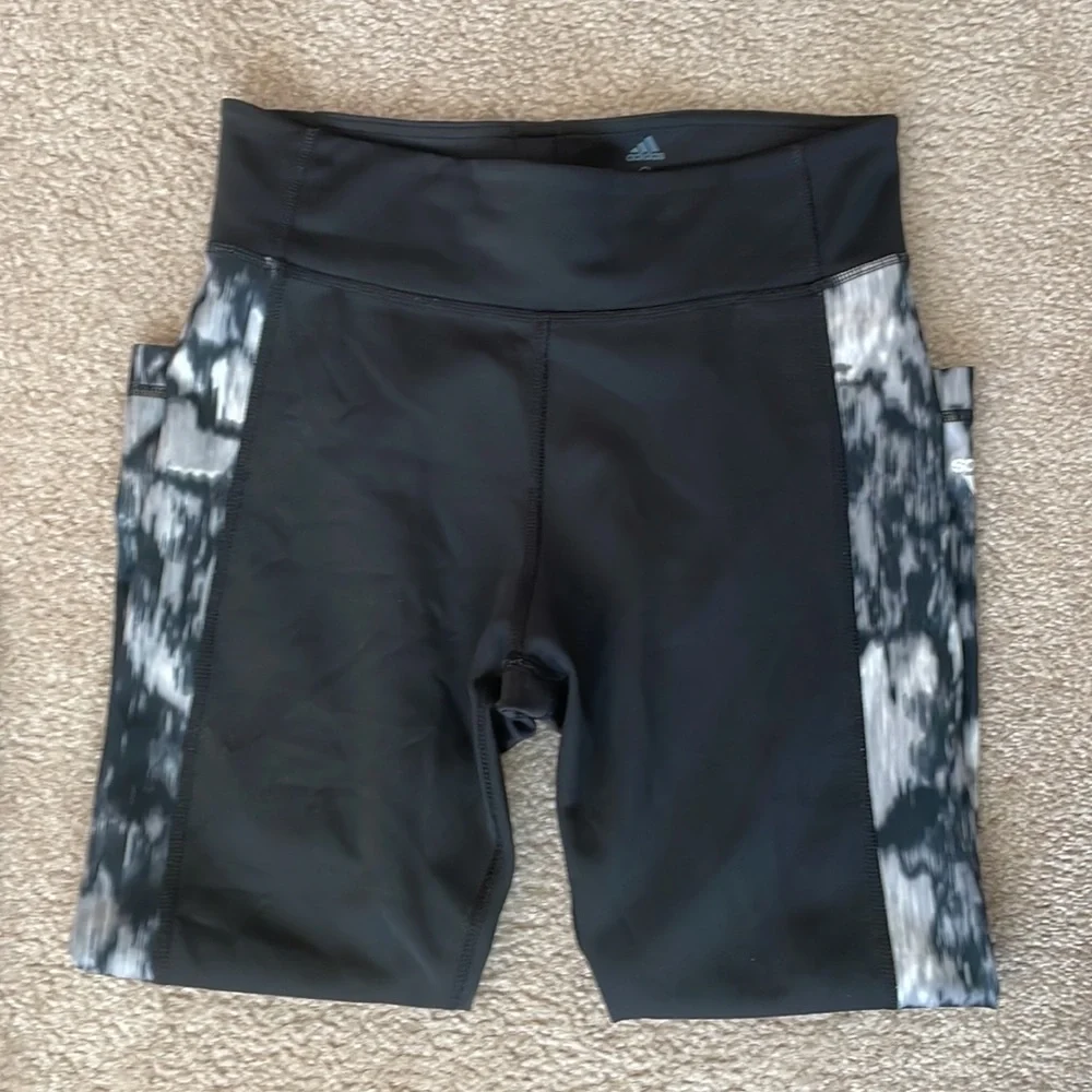 Adidas Climalite Cropped Workout Leggings - Picture 2 of 8
